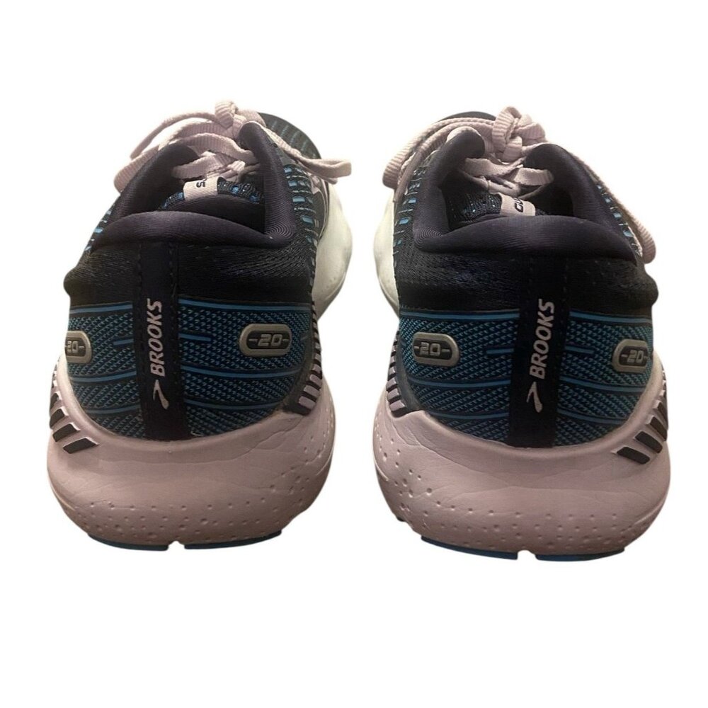 Brooks Glycerin 20 Shoes Size 8.5 Blue/Lilac Athleisure Run Women's Academia‎ - Picture 4 of 9